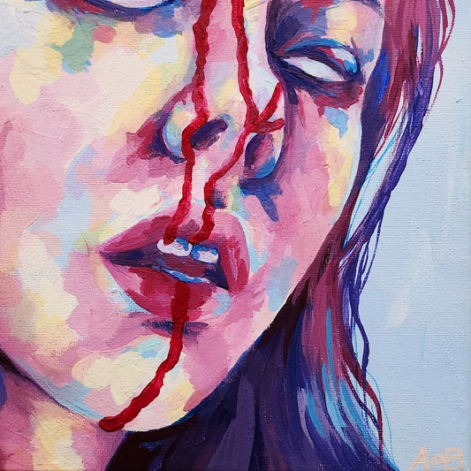Do ghosts bleed - Original art print - Made to order - EU shipping available
