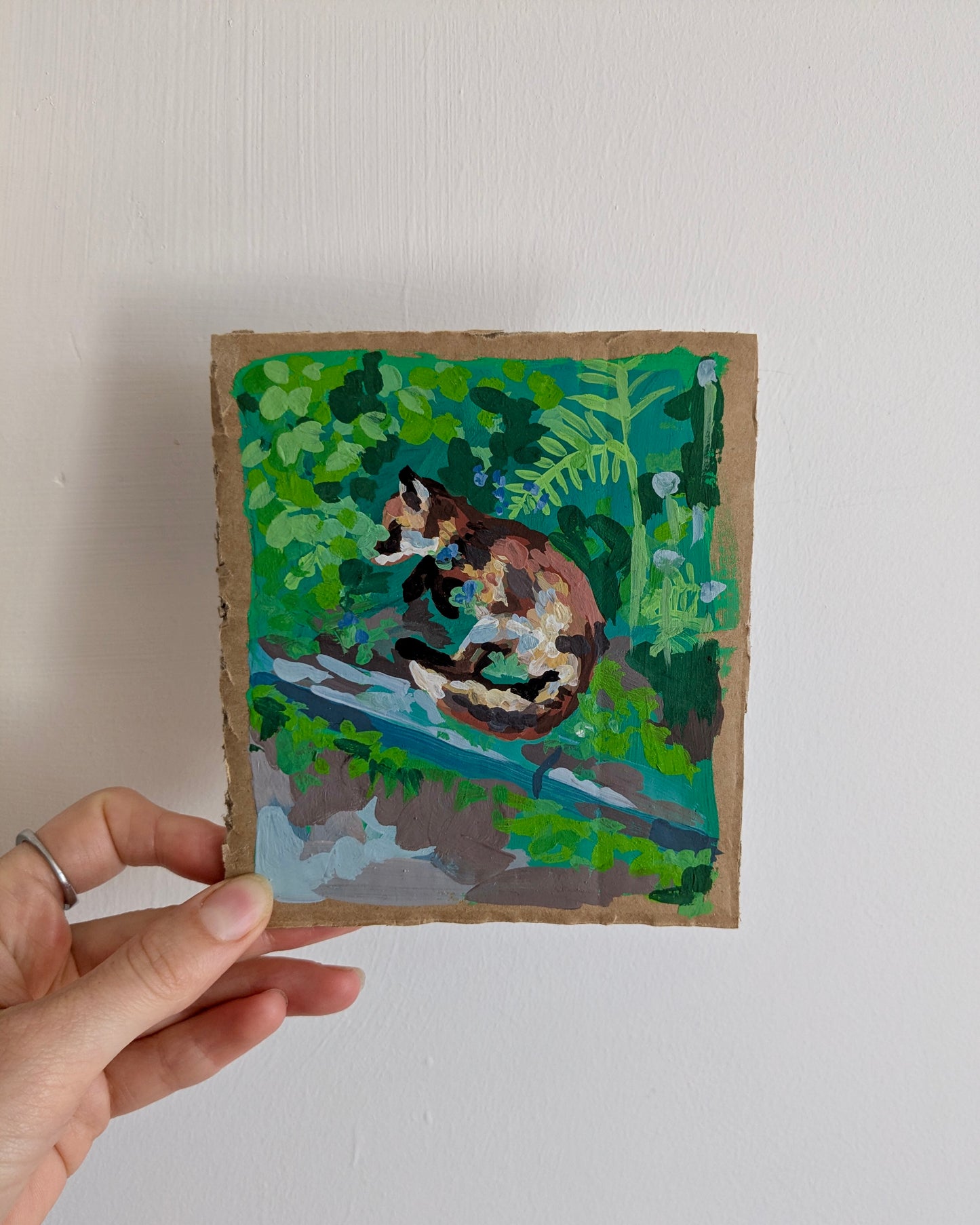 Original painting studies - Fox