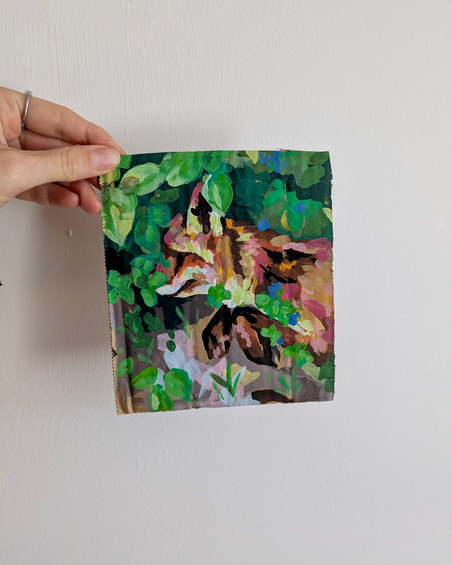 Original painting studies - Fox