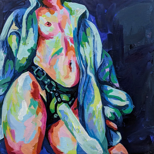 Strap 1 - Original art print - Made to order - EU shipping available