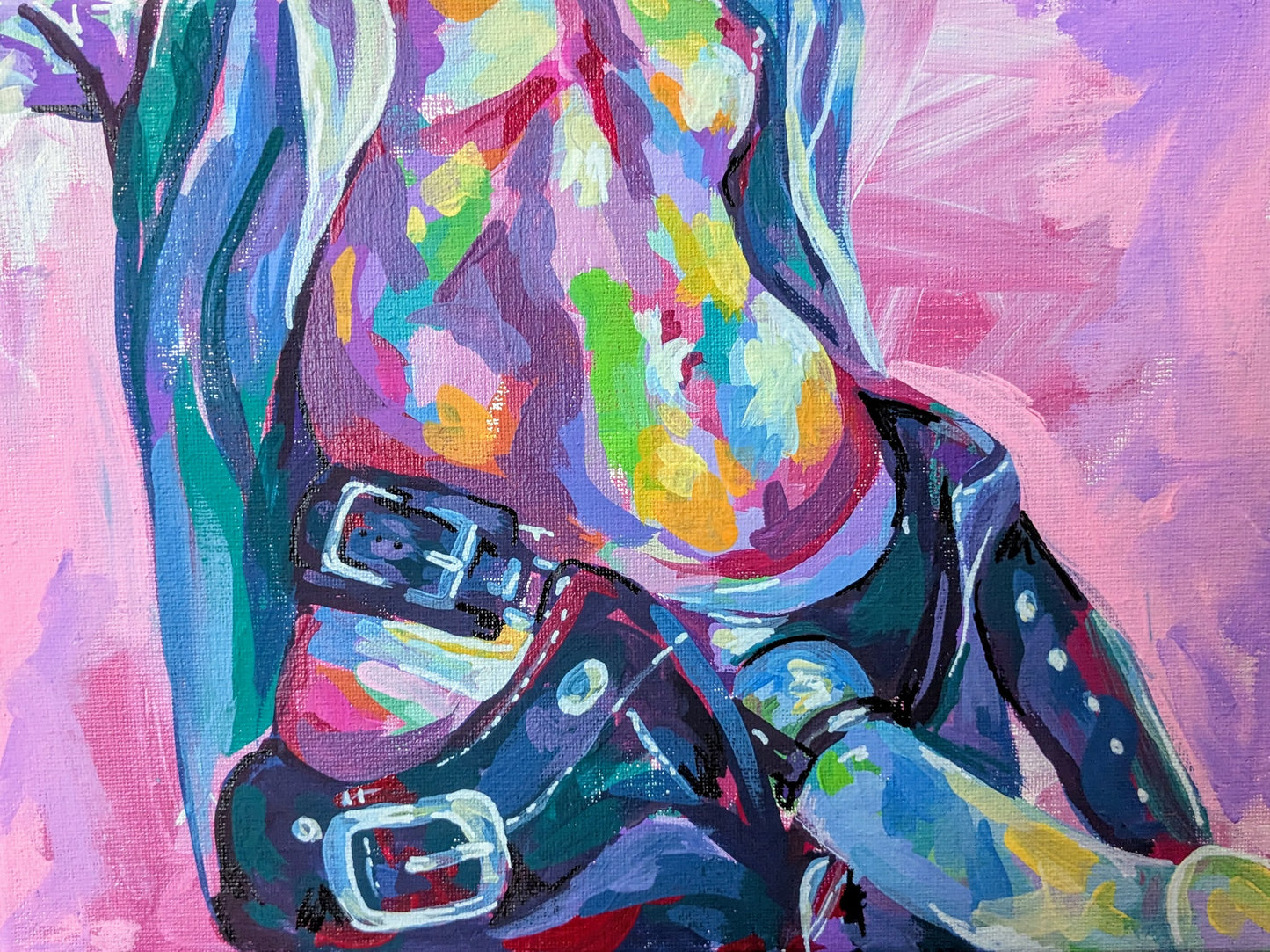 Strap 4 - Original art print - Made to order - EU shipping available