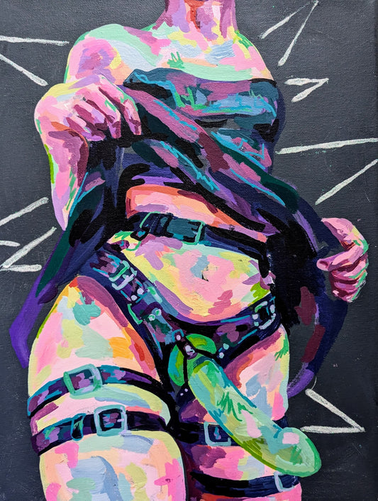 Strap 18- Original art print - Made to order - EU shipping available