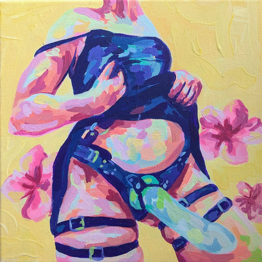 Strap 22 - Original art print - Made to order - EU shipping available