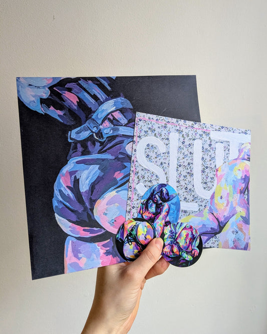 New art print and sticker bundle *Read description*