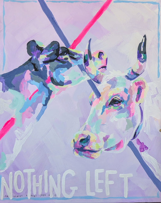 When there's nothing left to gain - Original art print - Made to order - EU shipping available