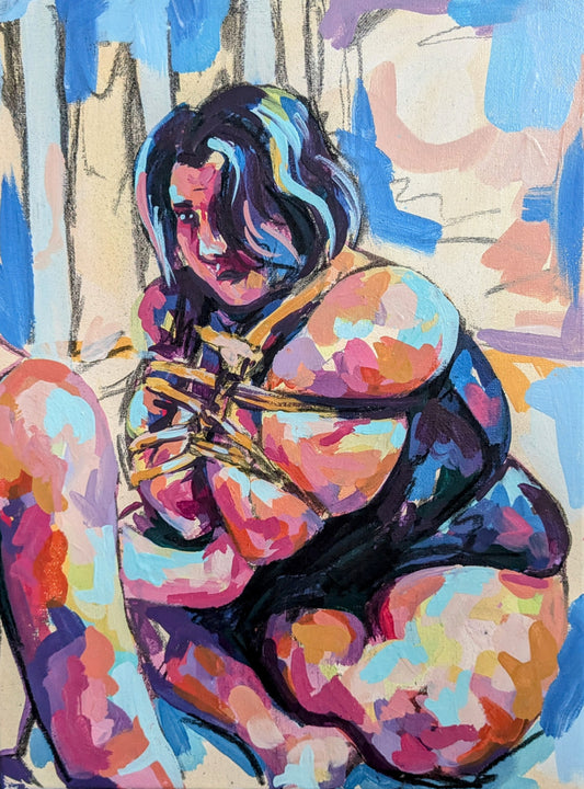 Rope 5 - Original art print - Made to order - EU shipping available