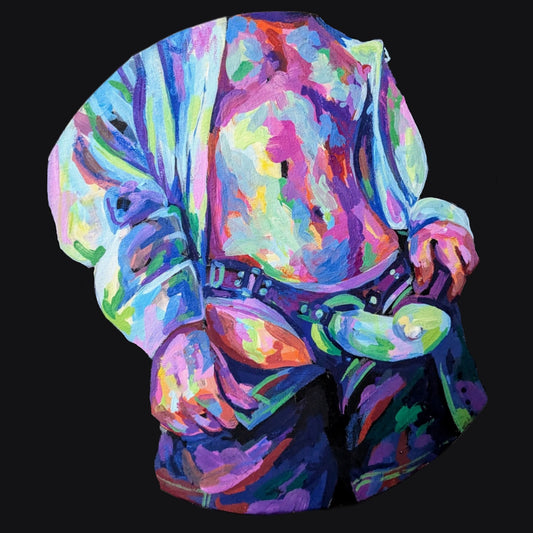 Strap 3 - Original art print - Made to order - EU shipping available