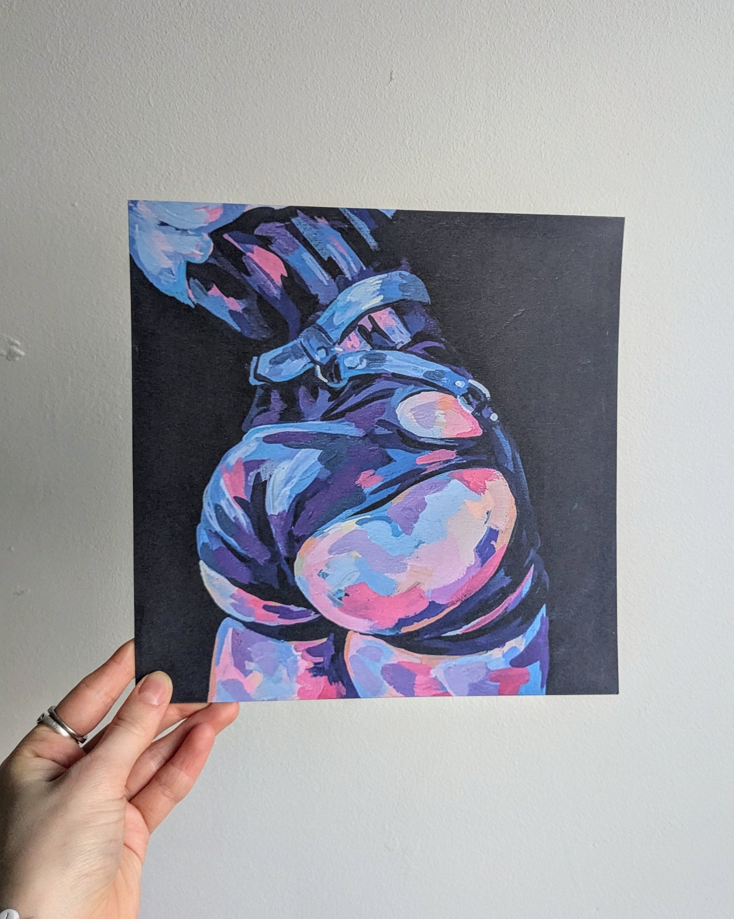 Booty art print and sticker bundle