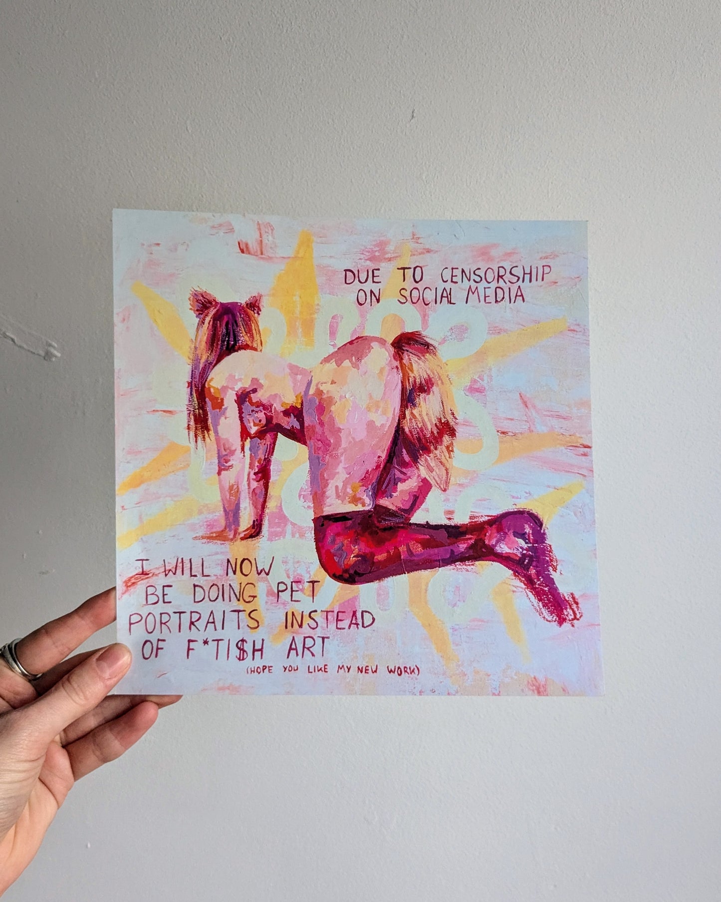 Pink art print bundle