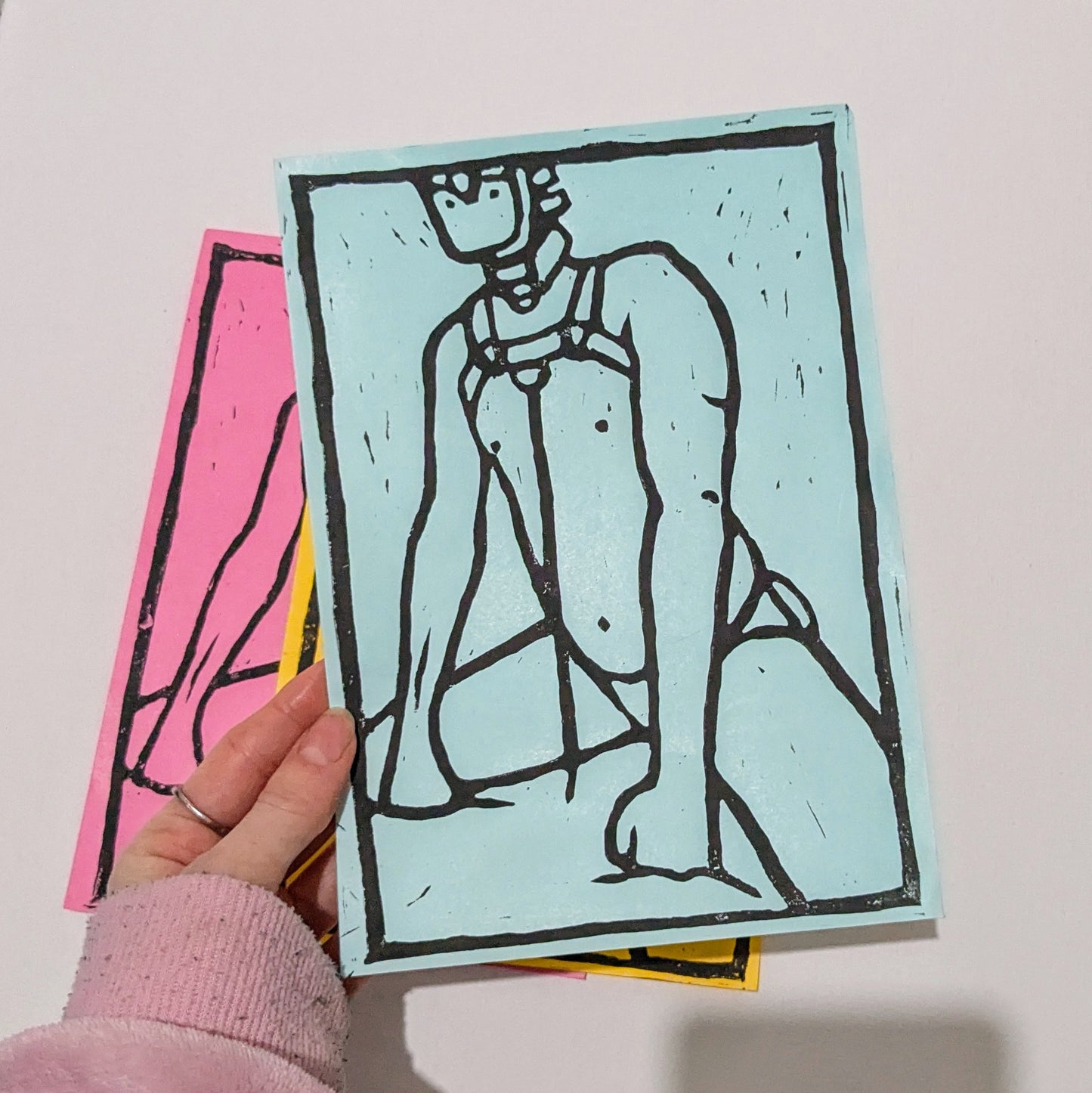 Limited edition - Leather sub - Lino prints