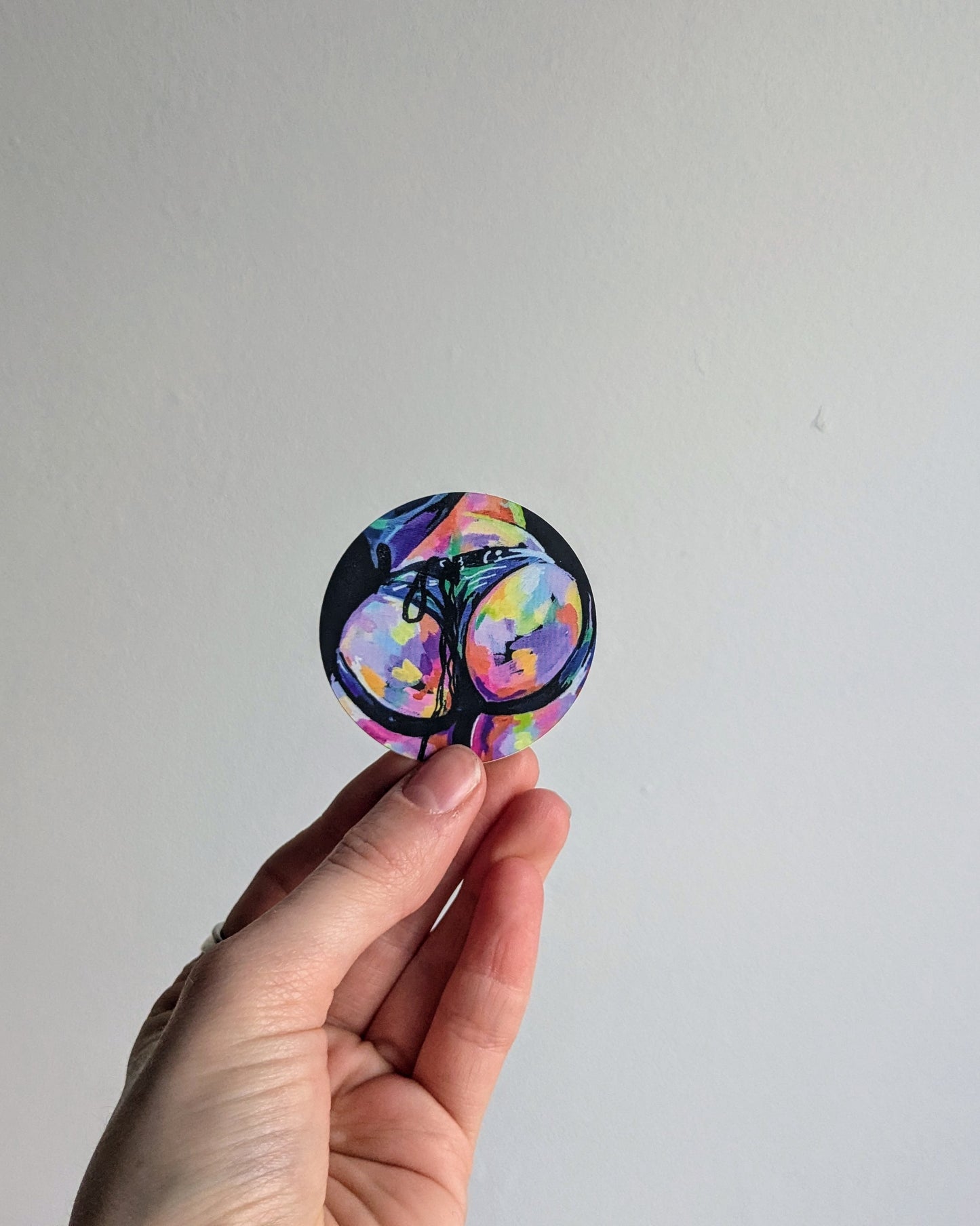 Strap art print and sticker bundle