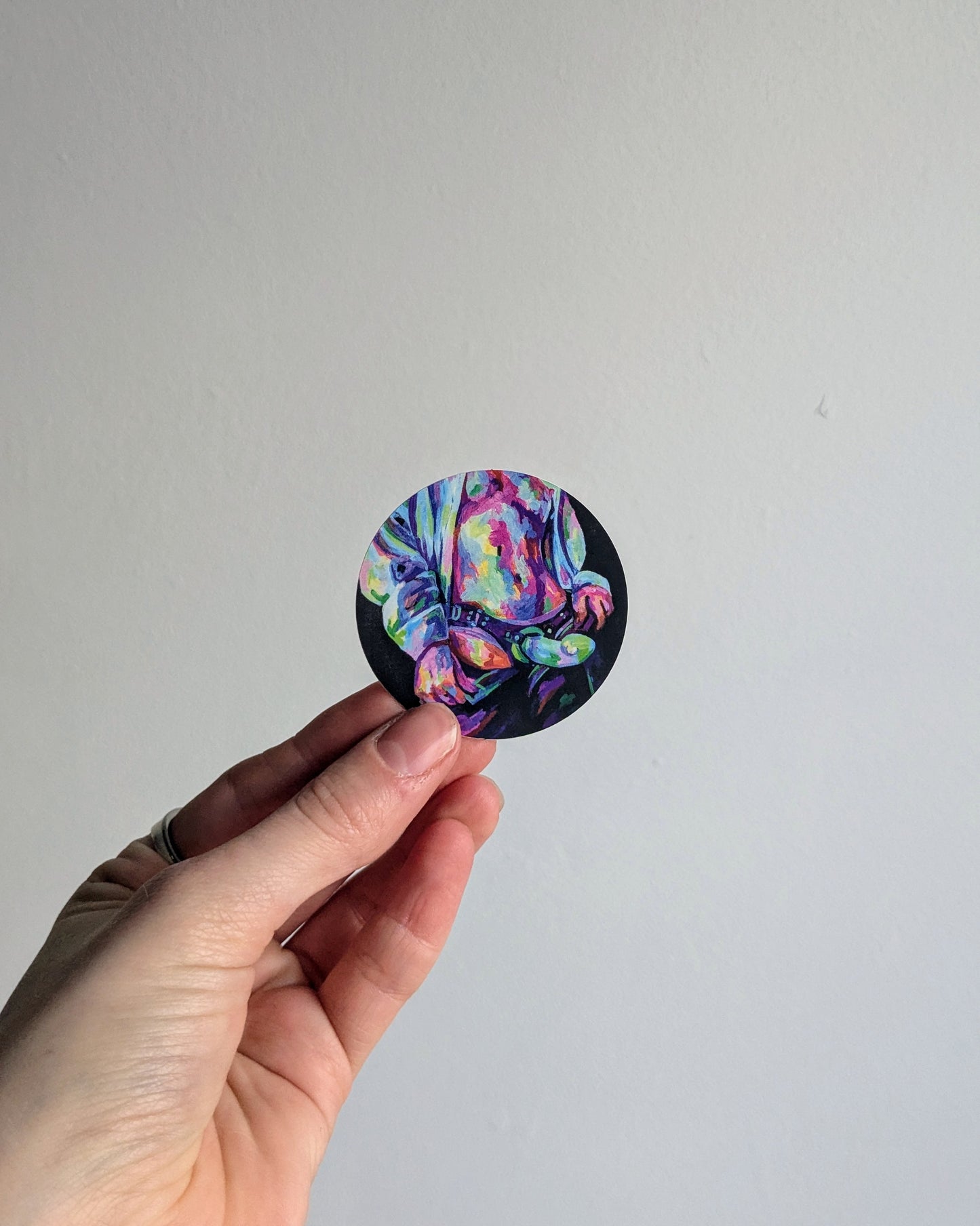 Strap art print and sticker bundle