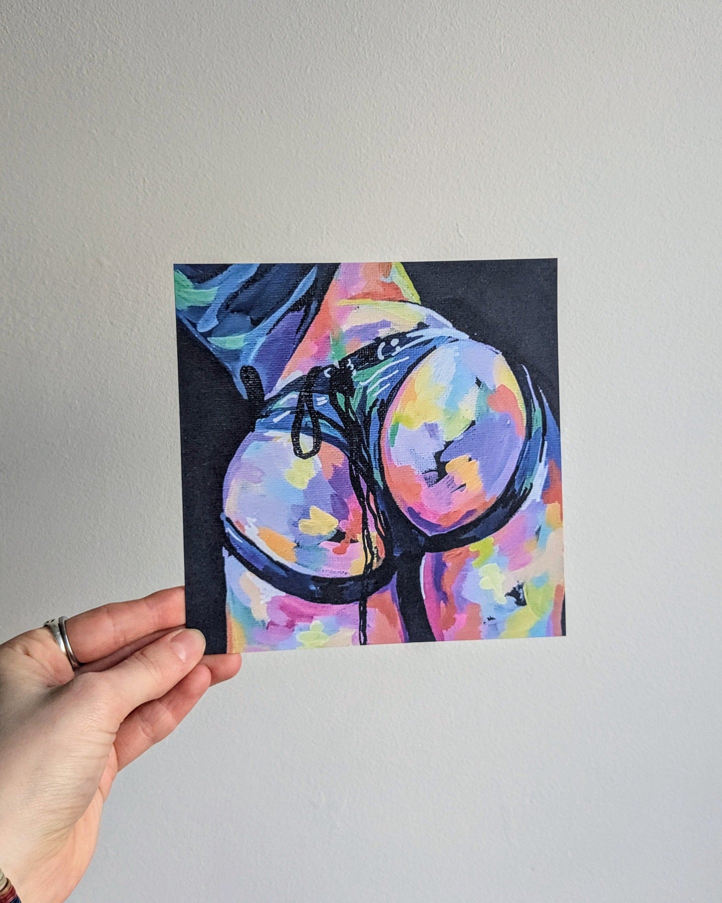 Strap art print and sticker bundle