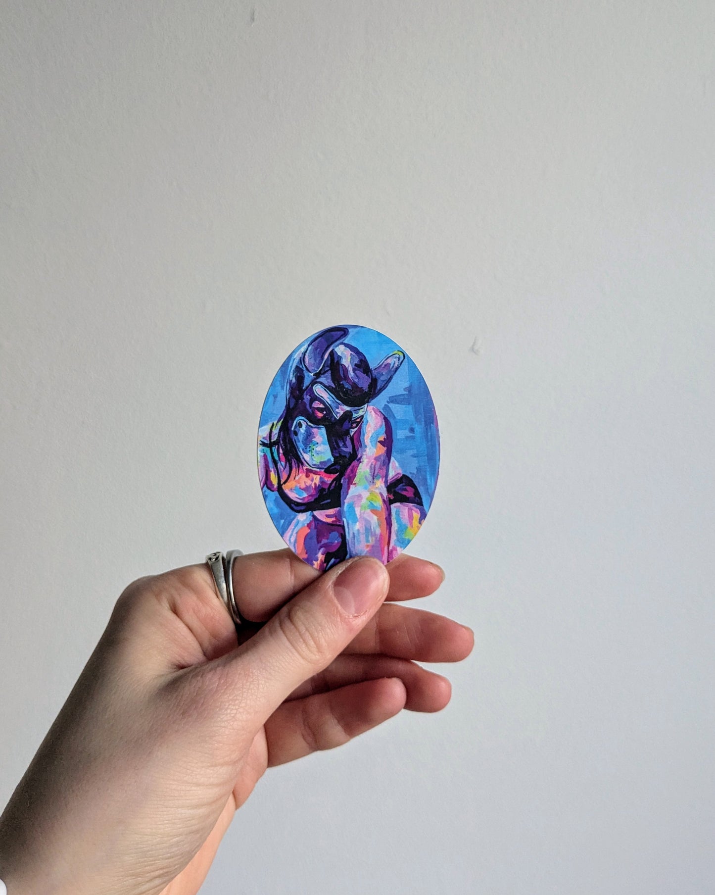 Pet art print and sticker bundle