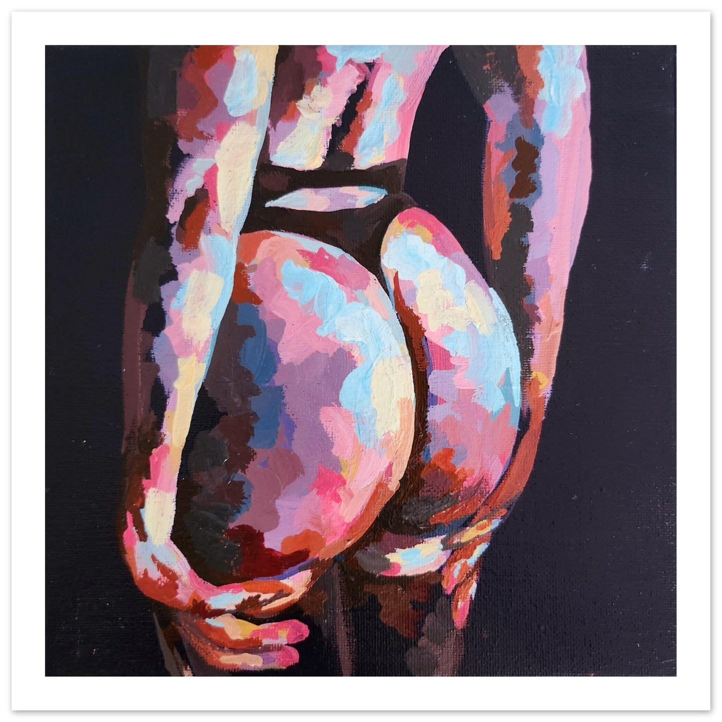 Grab - Classic Fetish Erotic Art Semi-Glossy Paper Painting Print