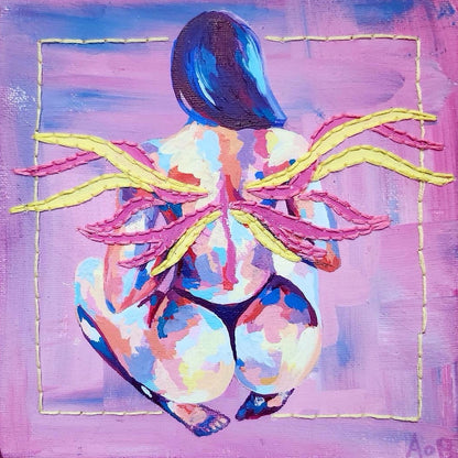 Winged beast - Original art print - Made to order - EU shipping available