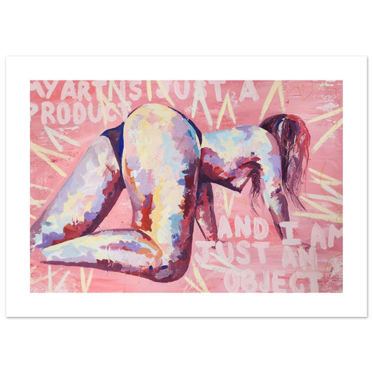 My art is just a product - Classic Erotic Fetish Art Semi-Glossy Paper Painting Print