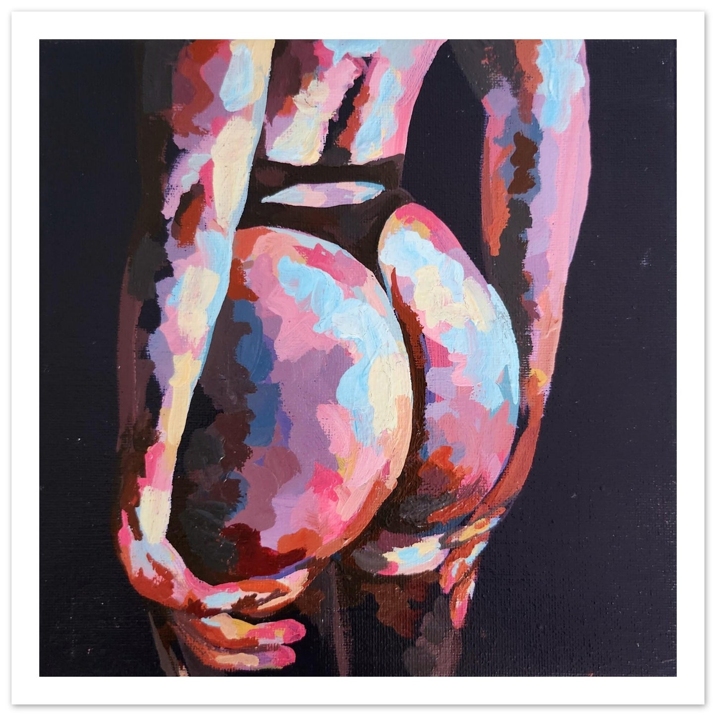 Grab - Classic Fetish Erotic Art Semi-Glossy Paper Painting Print