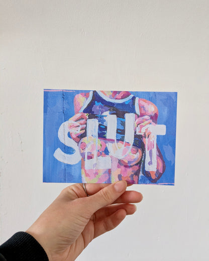 ‘Slut mini'  art print