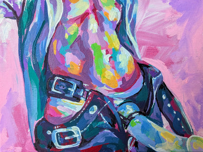 Strap 4 - Original art print - Made to order - EU shipping available