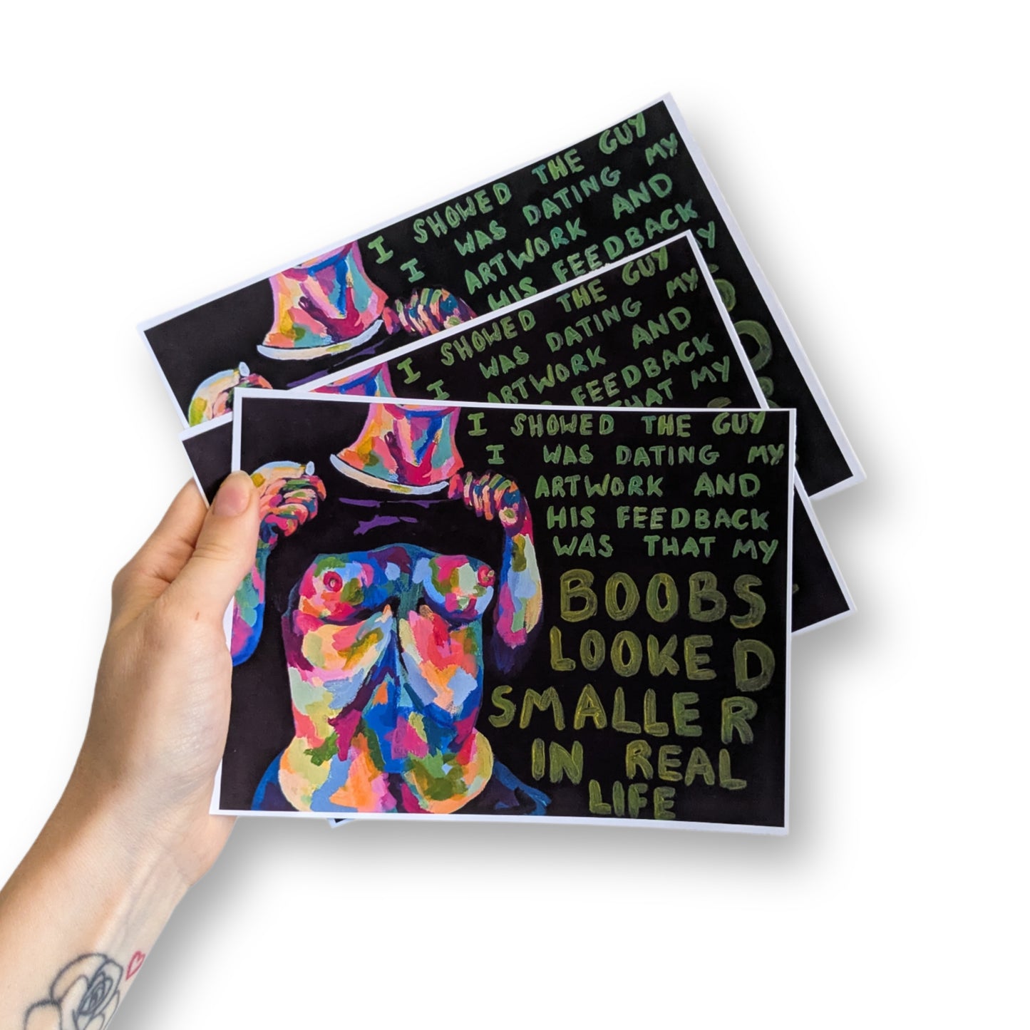 'Smaller in real life' - Art Print