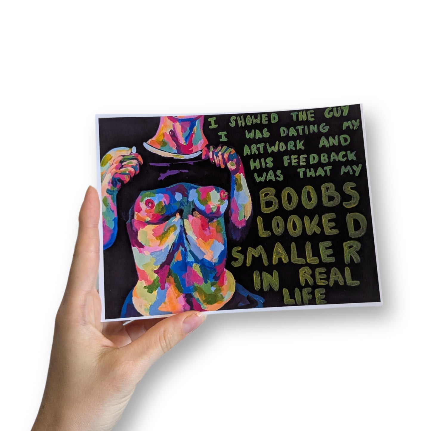 'Smaller in real life' - Art Print