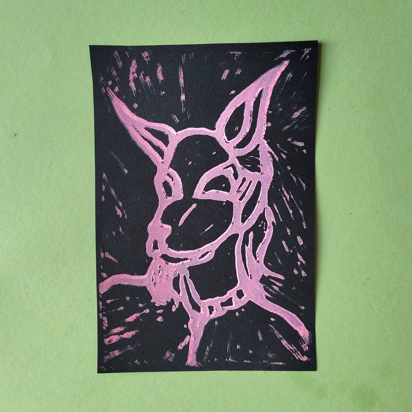 Fox - Lino prints